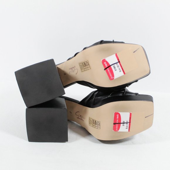 Sam Edelman Circus NY Marianna Block Heeled Sandal - Black 8M - Picture 4 of 5